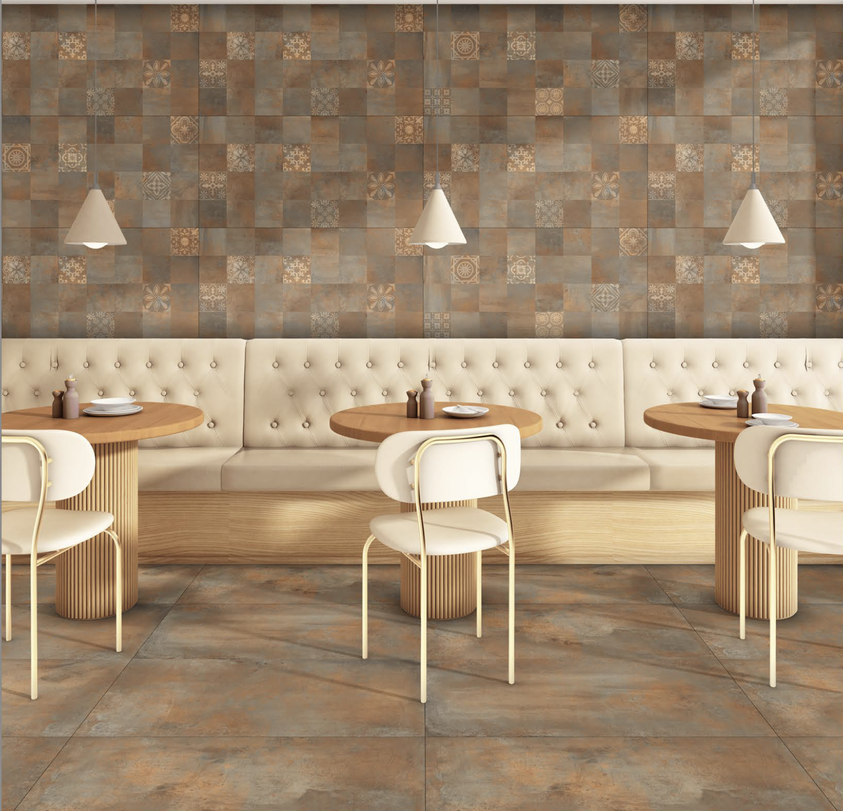 What is commercial porcelain tile?